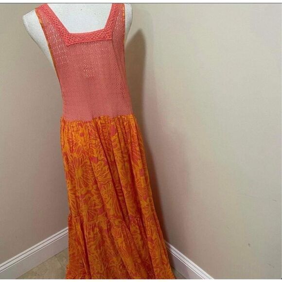 Free People Tiers For You Maxi Dress Size M - Picture 6 of 9